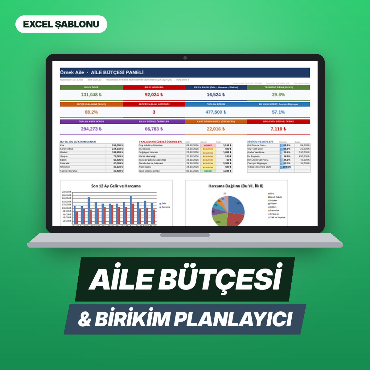 Aile Bütçesi & Birikim Planlayıcı