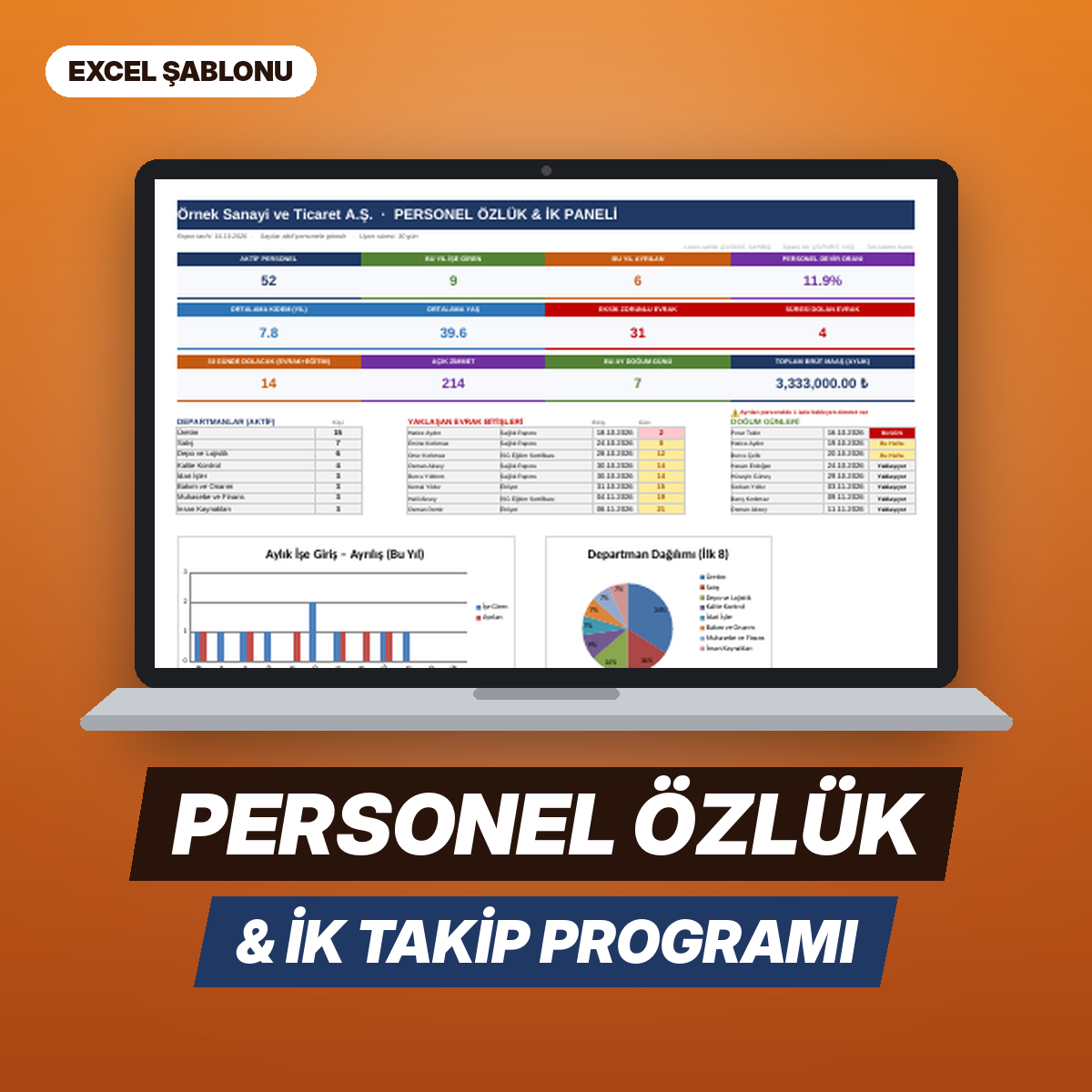Personel Özlük & İK Takip Programı