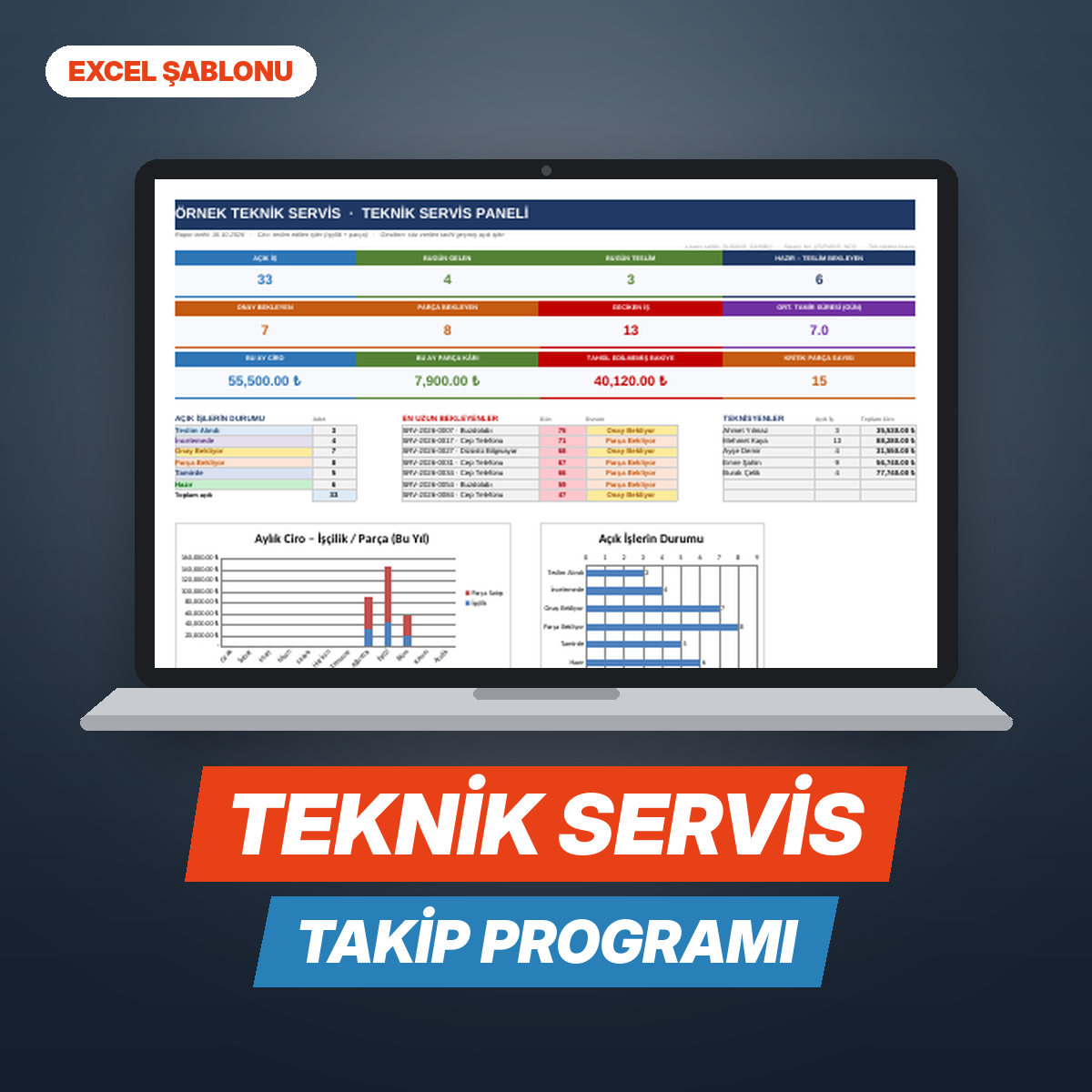Teknik Servis Takip Programı