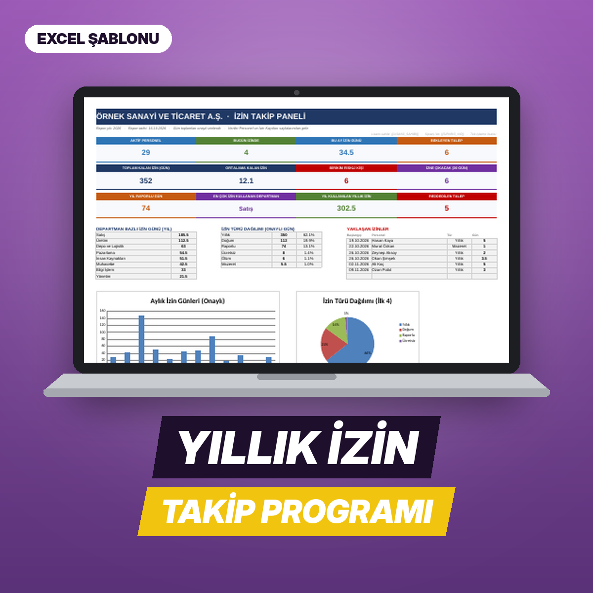 Yıllık İzin Takip Programı
